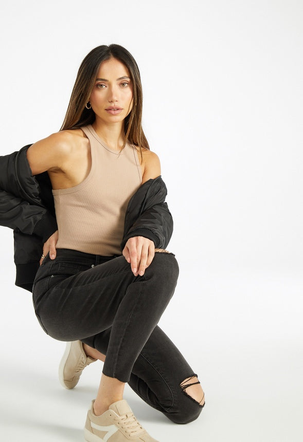Alex Booty Sculptor Jeggings Mascara