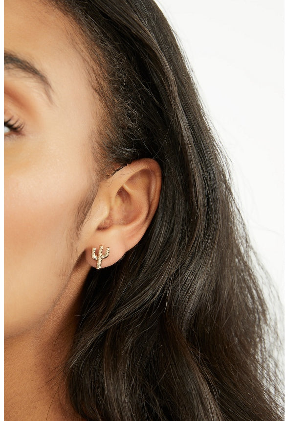 Ari Mixed Studs And Hoops Multipack Clear/Gold