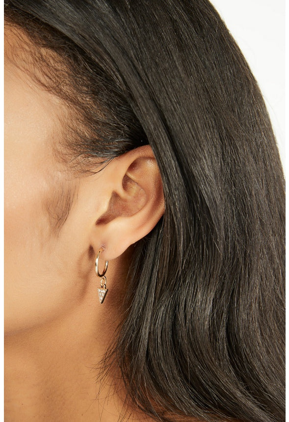 Blair Rhinestone Stud And Hoop Multipack Clear/Gold