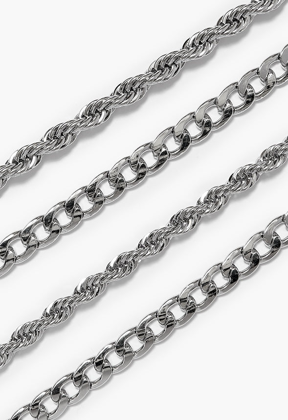 Jada Jewelry Set Silver