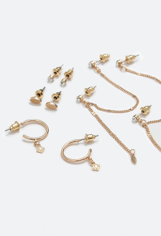 Adley Delicate Ear Party Clear/Gold