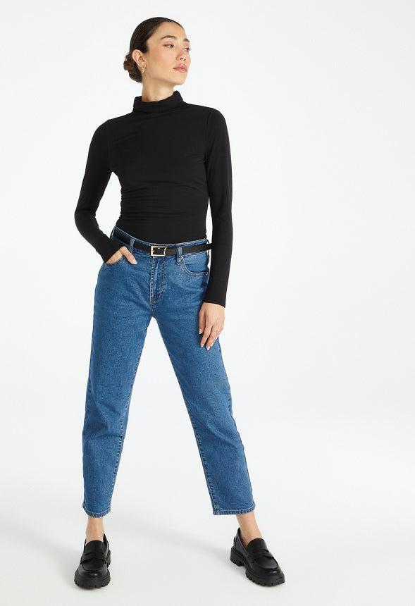 Turtleneck Top Black Caviar