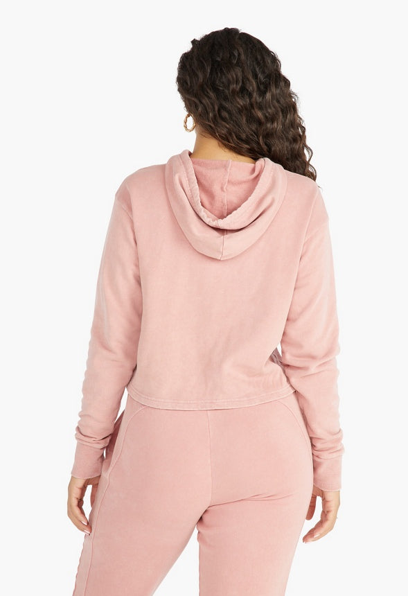 KEYHOLE SWEATSHIRT Pink