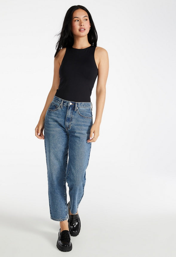 Seamless Tank Bodysuit Black Caviar