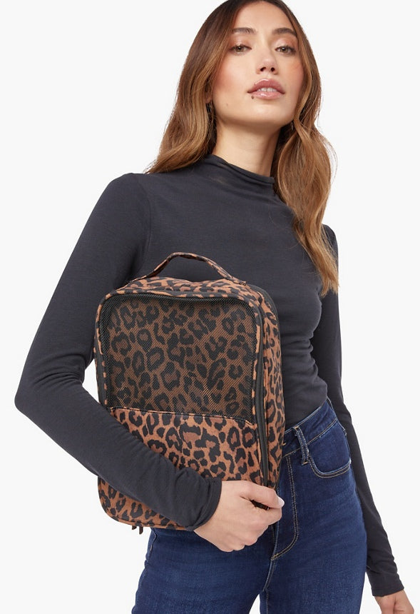 SHOE TRAVEL KIT Leopardino