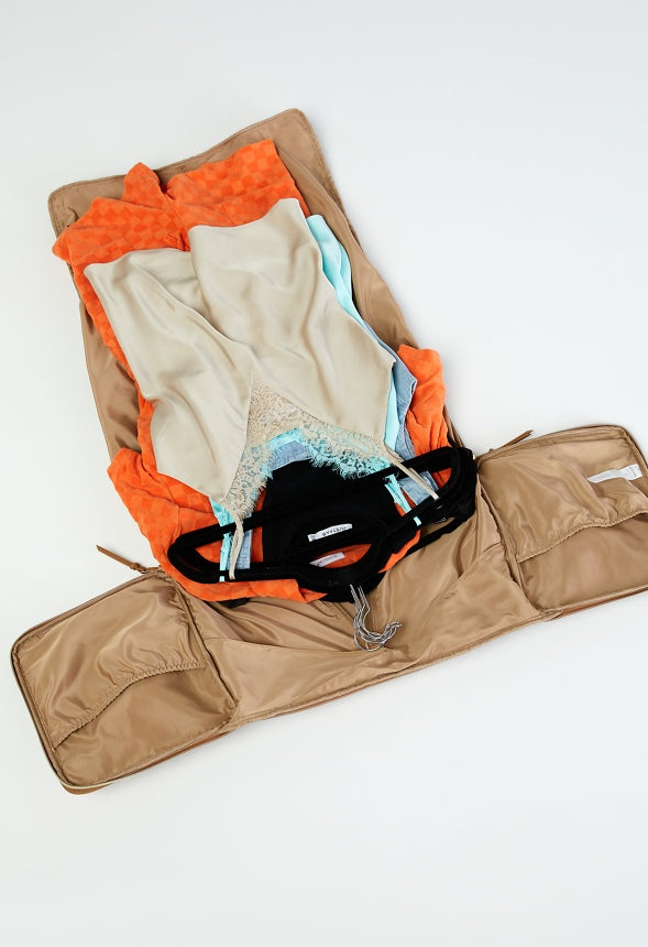 Garment Weekender Bag Light Camel