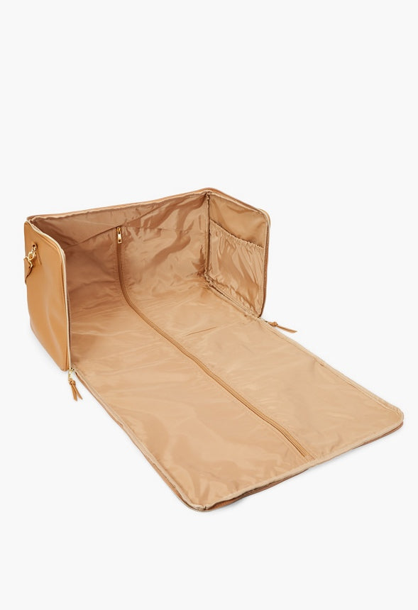 Garment Weekender Bag Light Camel
