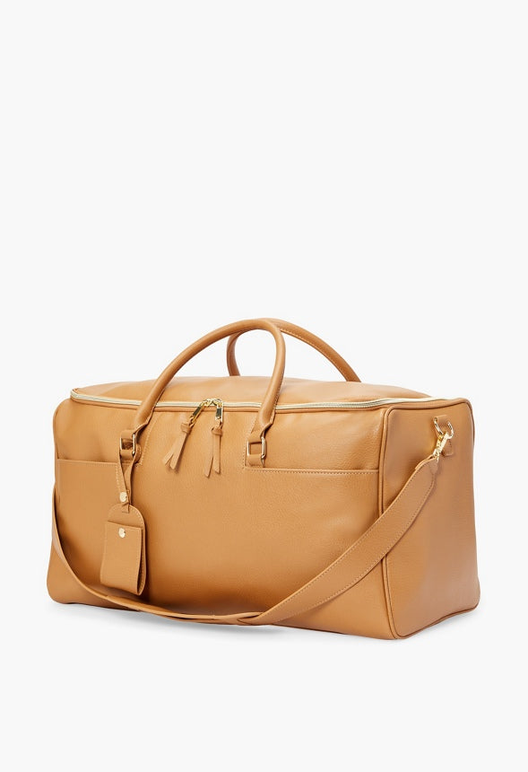 Garment Weekender Bag Light Camel