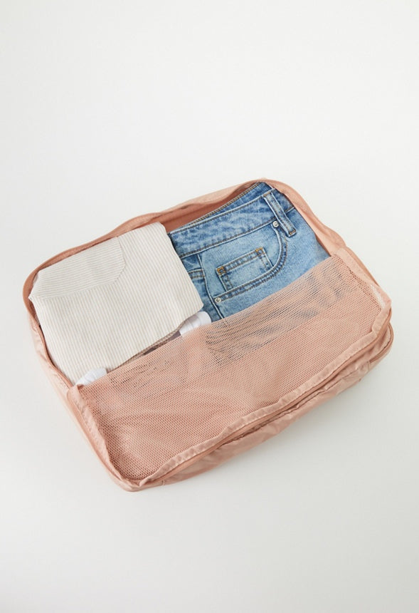 TRAVEL PACKING CUBE SET Blush