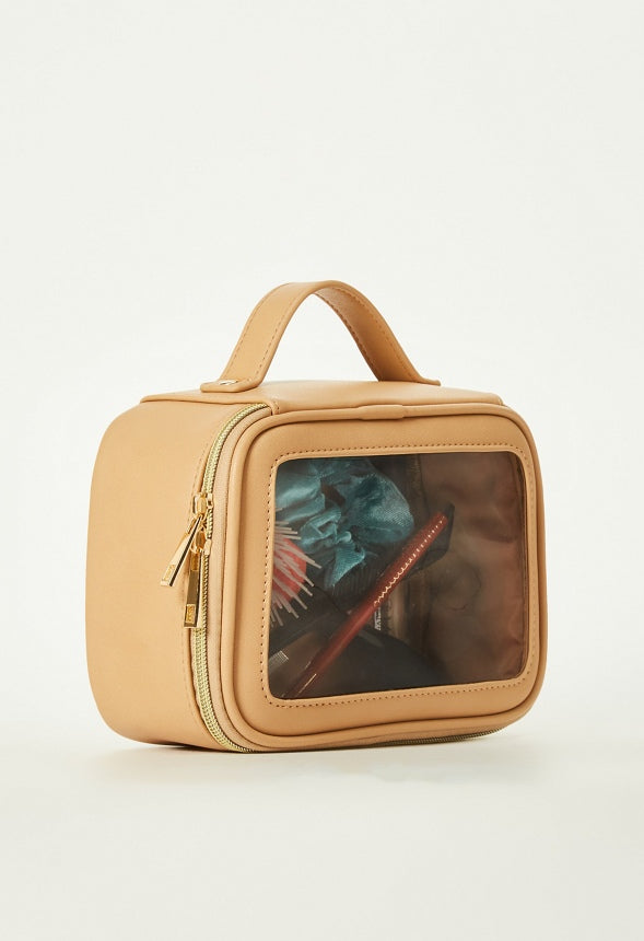 Classic Cosmetic Travel Kit Light Camel