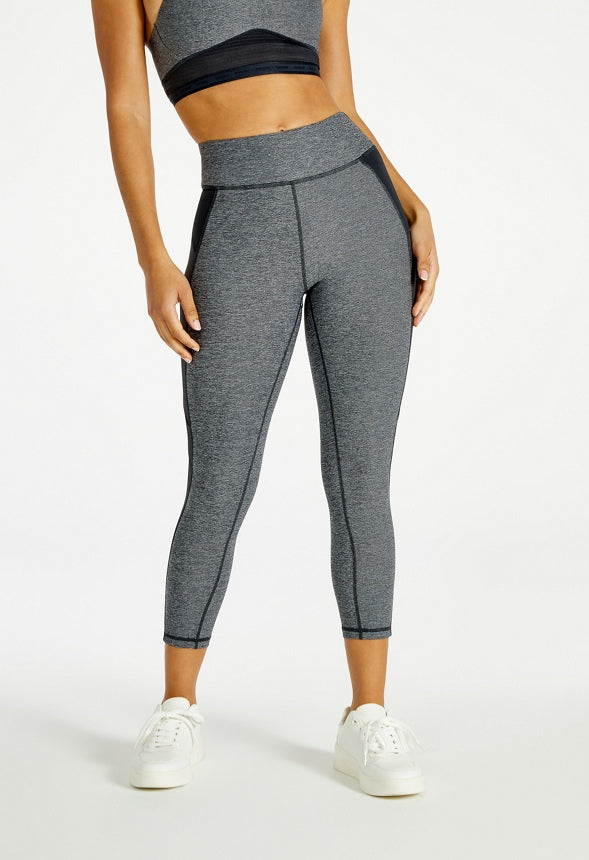 Be Seductive Active Leggings Grey Melange/ Dark Grey