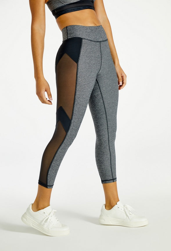 Be Seductive Active Leggings Grey Melange/ Dark Grey