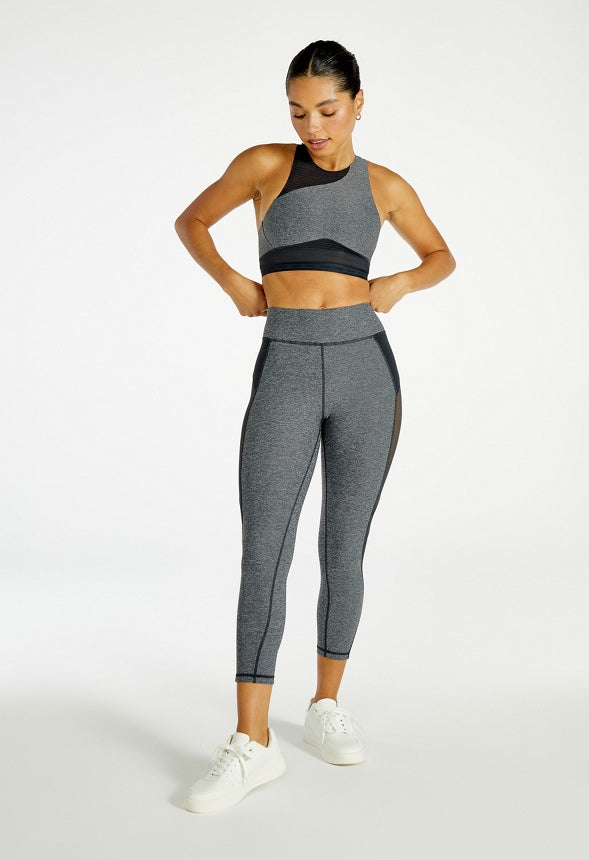 Be Seductive Active Leggings Grey Melange/ Dark Grey