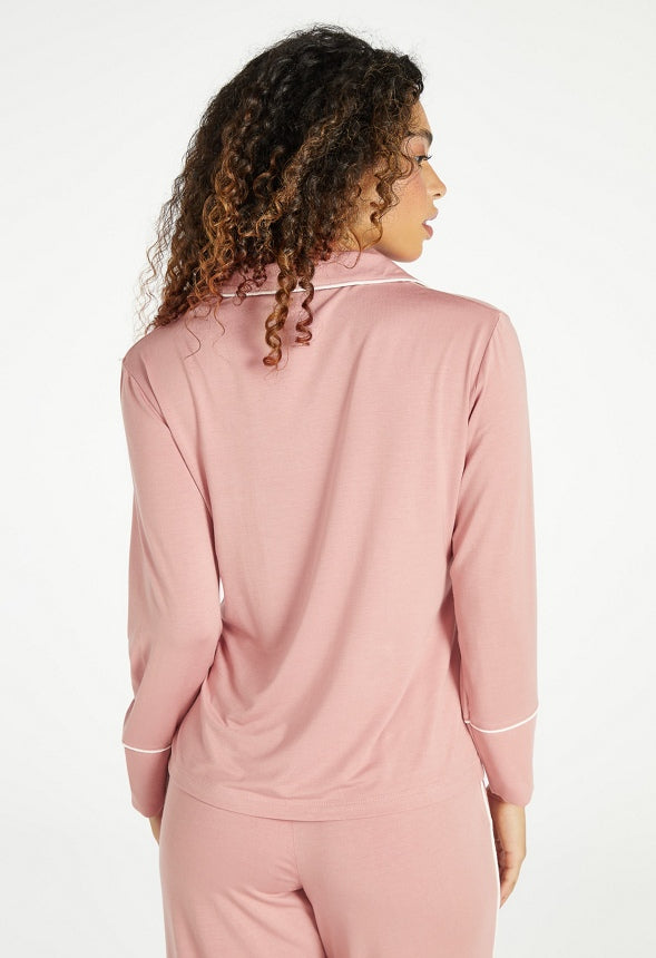 Fauna Pajama Top Pink