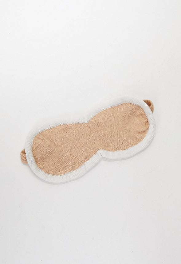 Eyemask And Blanket Travel Set Natural/ Marshmallow White