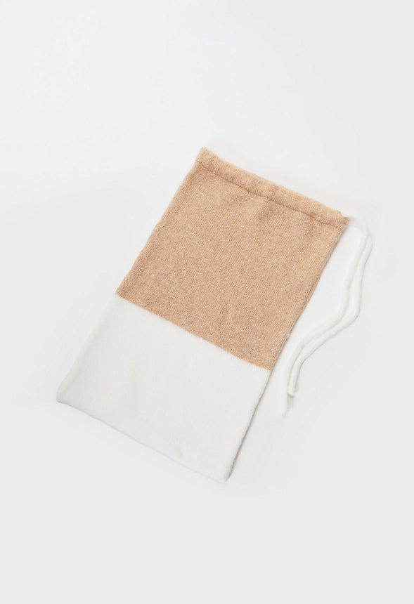 Eyemask And Blanket Travel Set Natural/ Marshmallow White