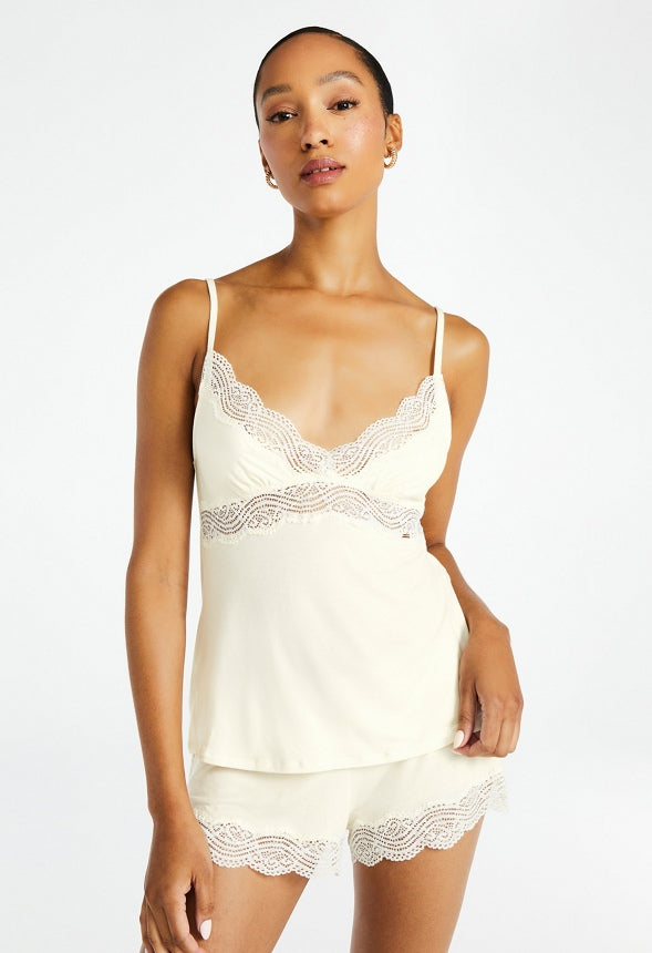 Ady Pajama Top Ivory