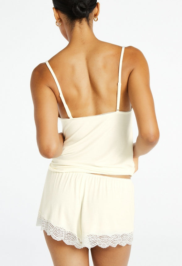 Ady Pajama Short Ivory