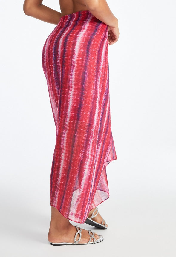 Long Sarong Tie Dye Print