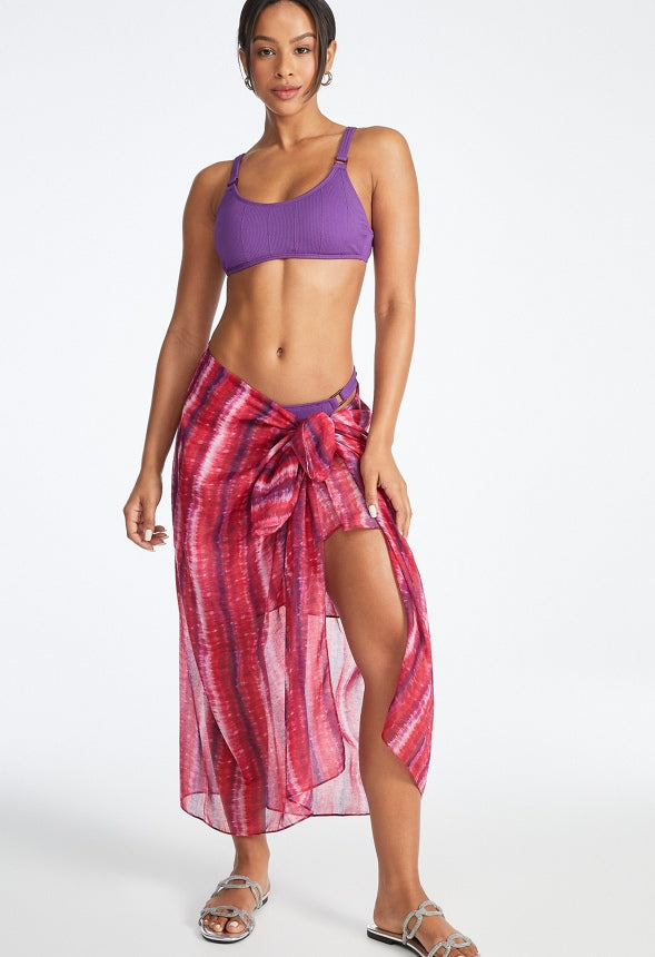 Long Sarong Tie Dye Print