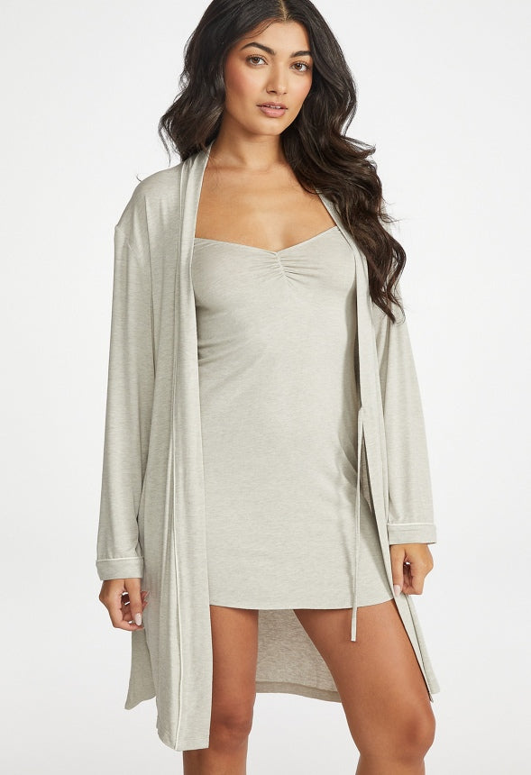 Charli Kimono Robe Grey