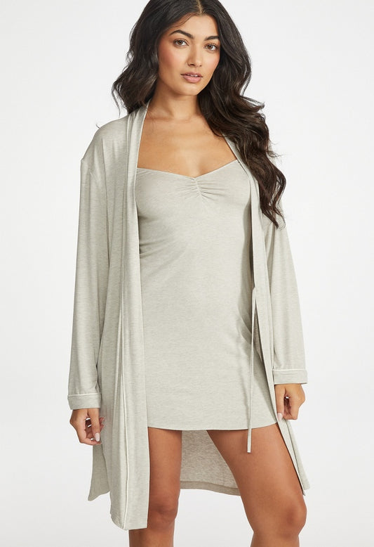 Charli Kimono Robe Grey