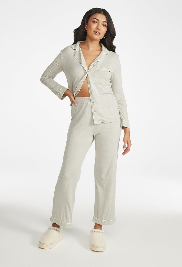 Charli Pajama Top Grey