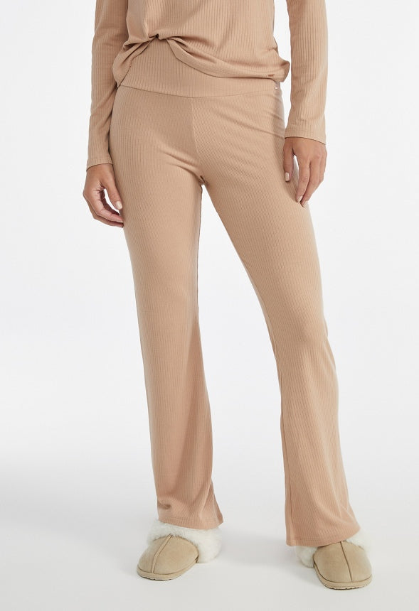 Sofia Pajama Pants Beige