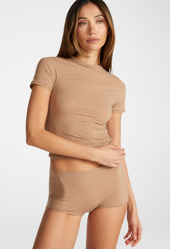 Noa Boyshorts Dark Beige