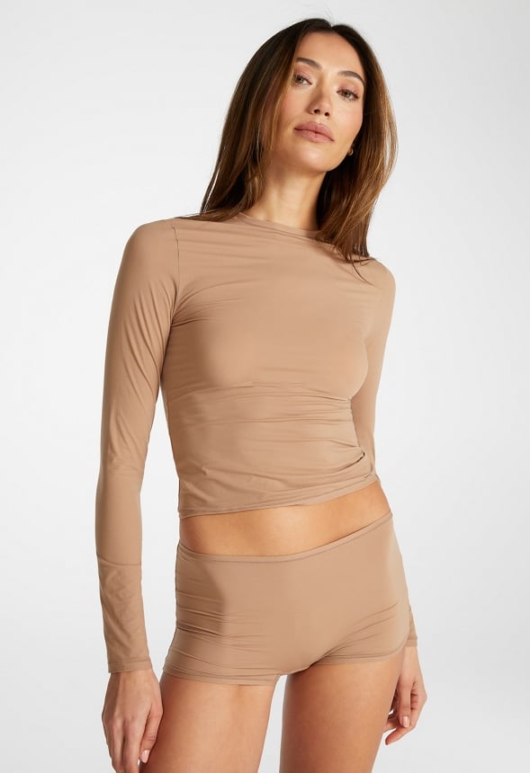 Noa Boyshorts Dark Beige