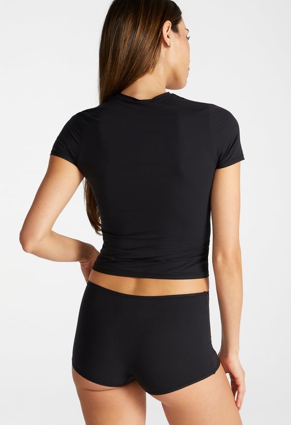 Noa Short Sleeve Top Black
