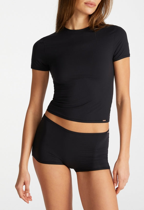 Noa Short Sleeve Top Black