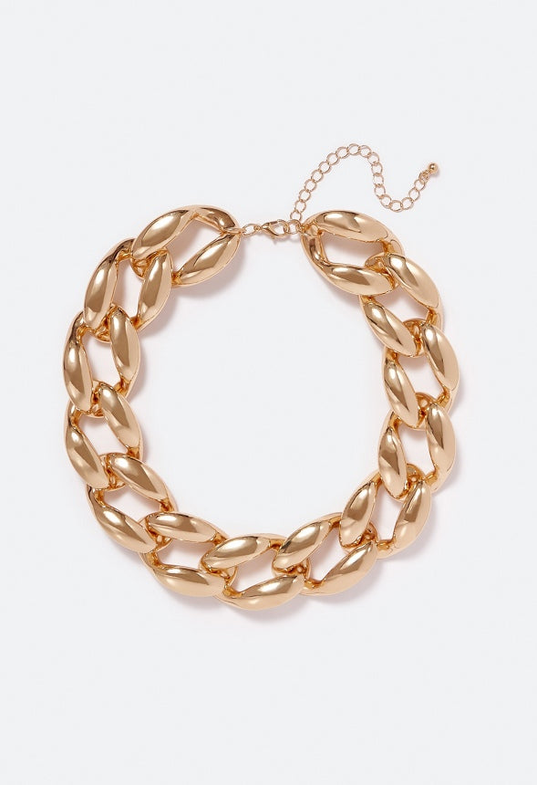 Kara Chunky Chain Necklace Gold