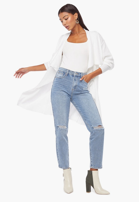Larisa Tapered Destructed Jeans Panoramic