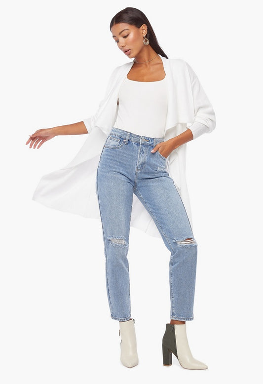 Larisa Tapered Destructed Jeans Panoramic