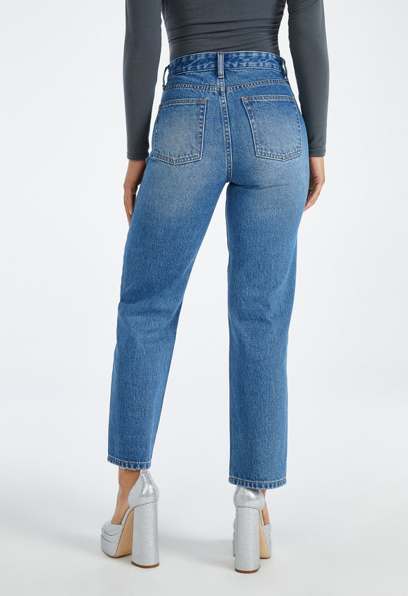 Jack High Rise Ankle Straight Leg Jeans Faze