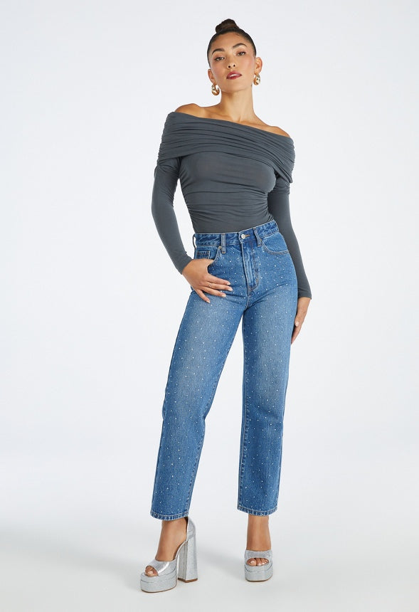 Jack High Rise Ankle Straight Leg Jeans Faze