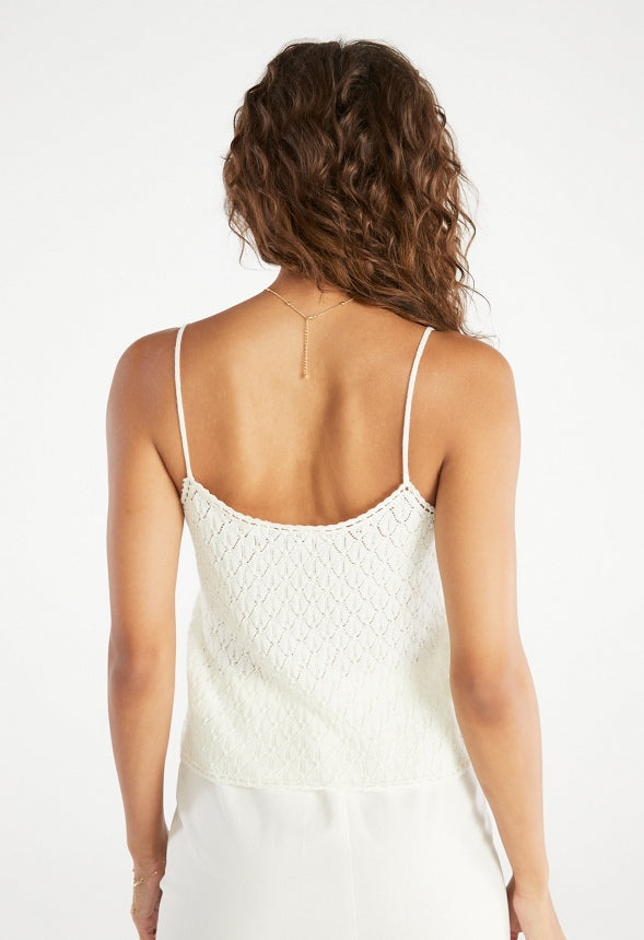 Crochet Stitch Cami Top Marshmallow