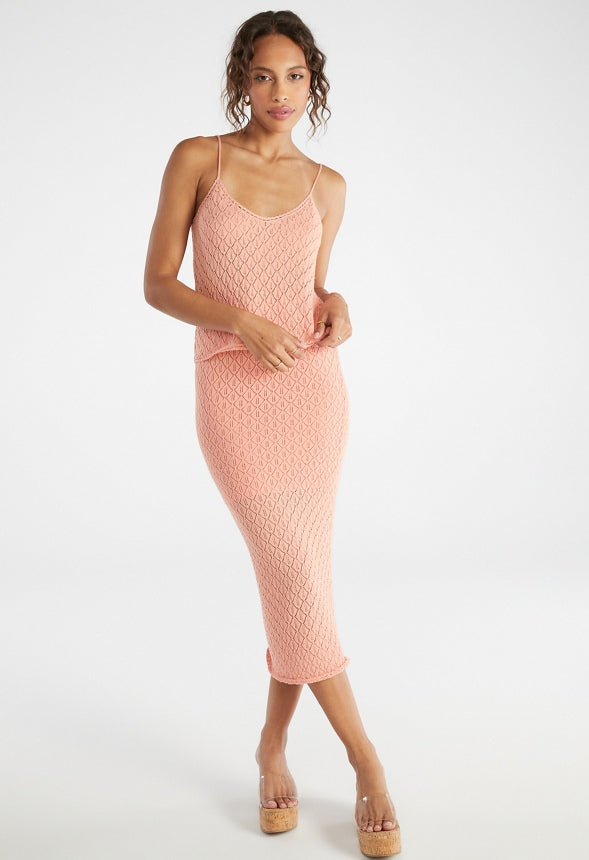Crochet Stitch Cami Top Blooming Dahlia