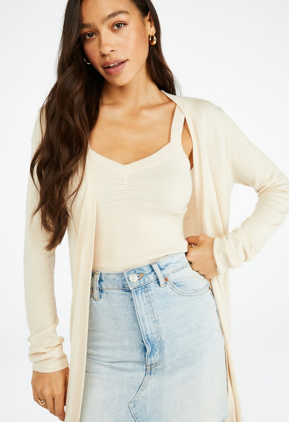Soft Sweater Tank Oatmeal Heather