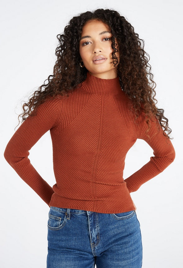 Sweater Rib Top Picante