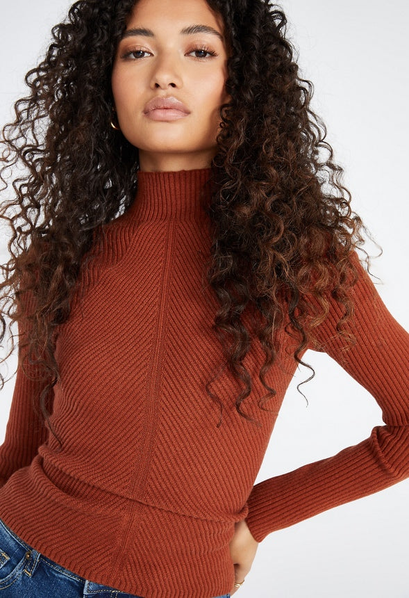 Sweater Rib Top Picante