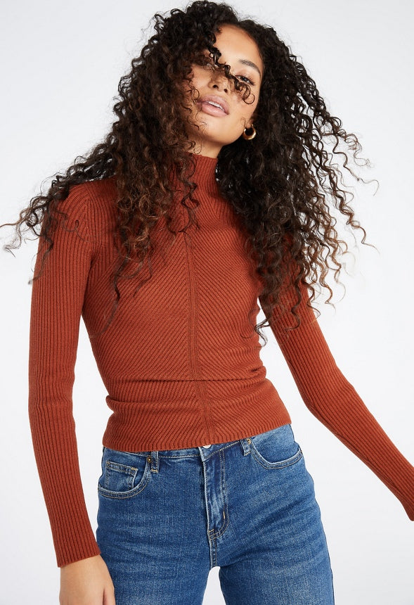 Sweater Rib Top Picante