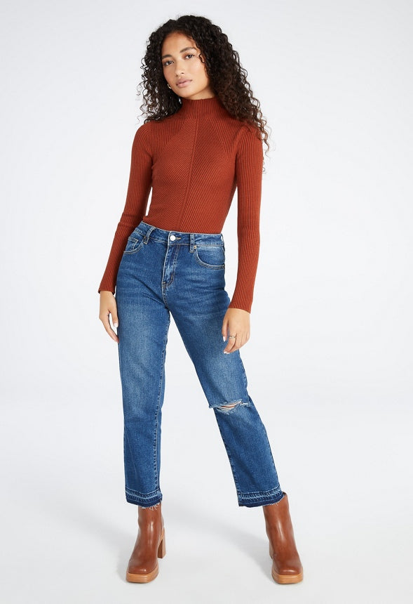 Sweater Rib Top Picante