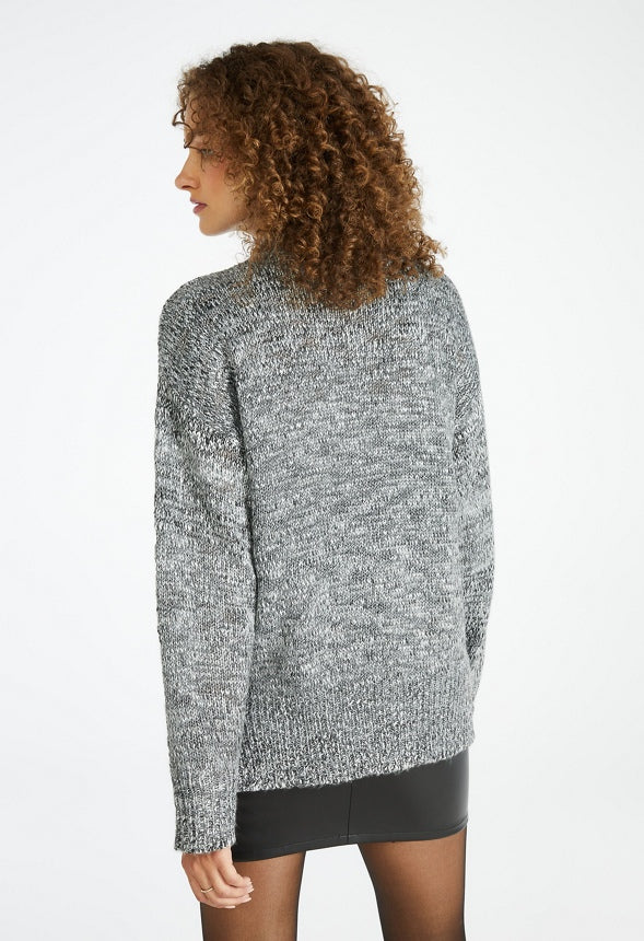 Cozy Spacedye Sweater Heather Grey