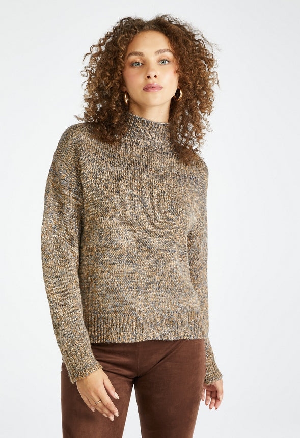Cozy Spacedye Sweater Cork Multi