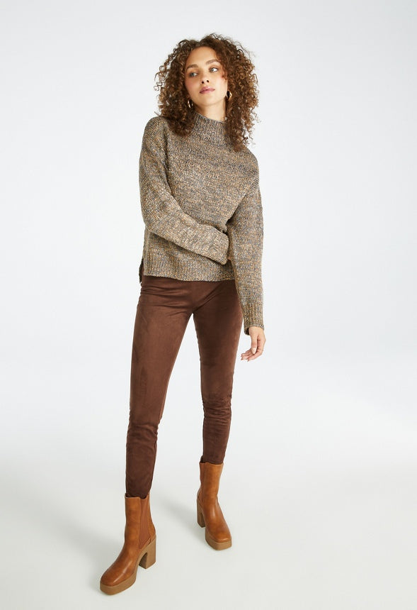Cozy Spacedye Sweater Cork Multi