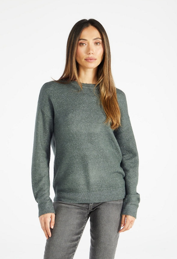 Crew Neck Sweater Kombu Green