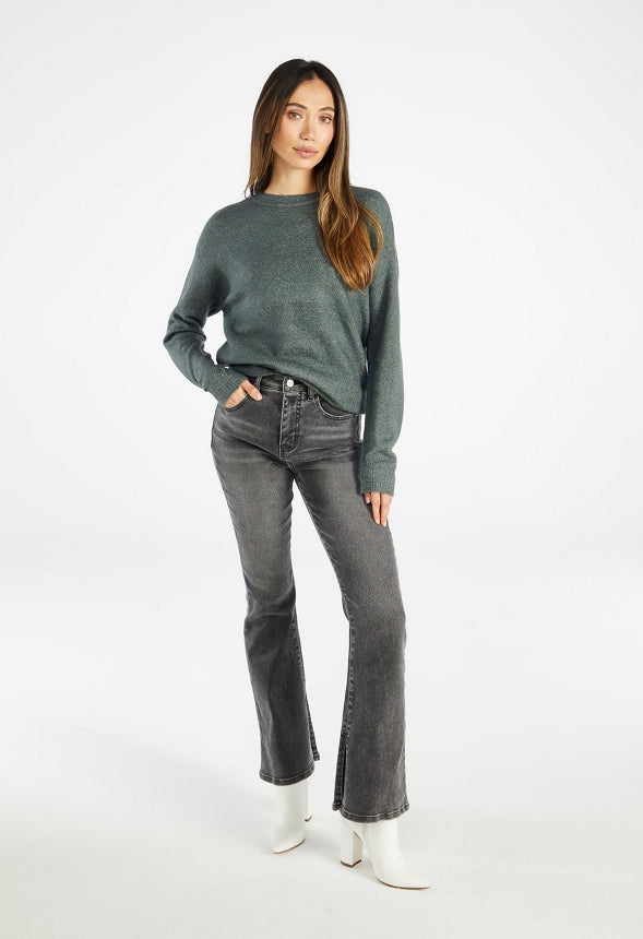 Crew Neck Sweater Kombu Green