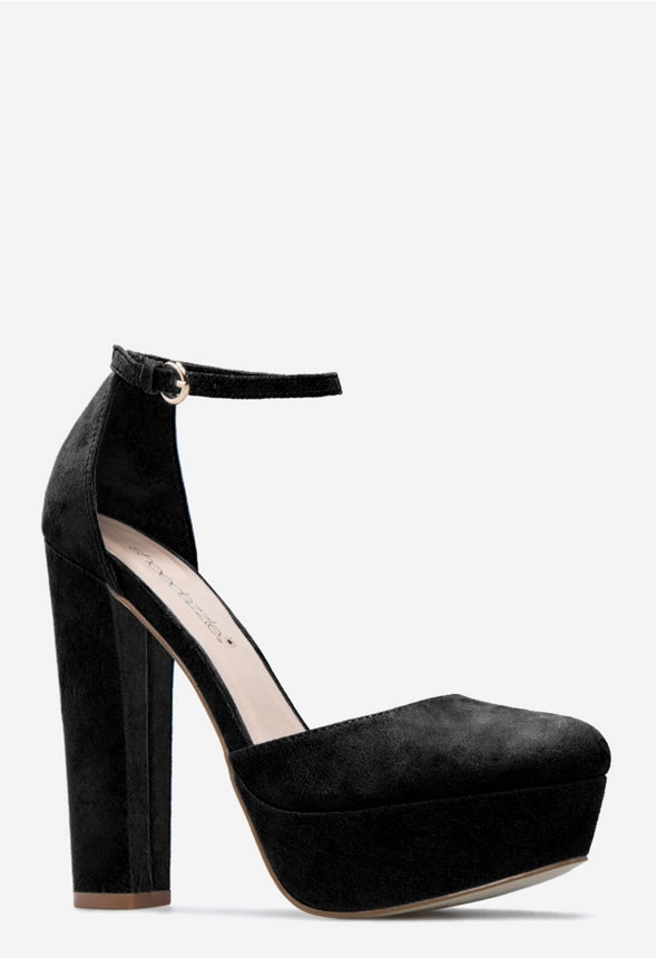 SABRINA BLOCK HEEL PUMP Black